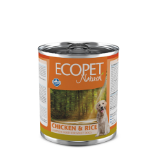 ECOPET NATURAL влажный корм для собак курица с рисом