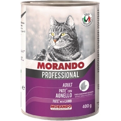 Morando Professional консервы для кошек паштет с Ягненком